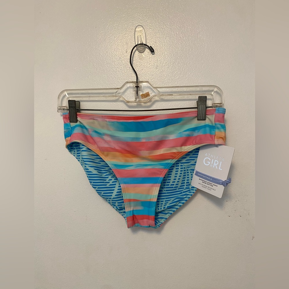 NWT Athleta Girls Reversible Bikini Bottom